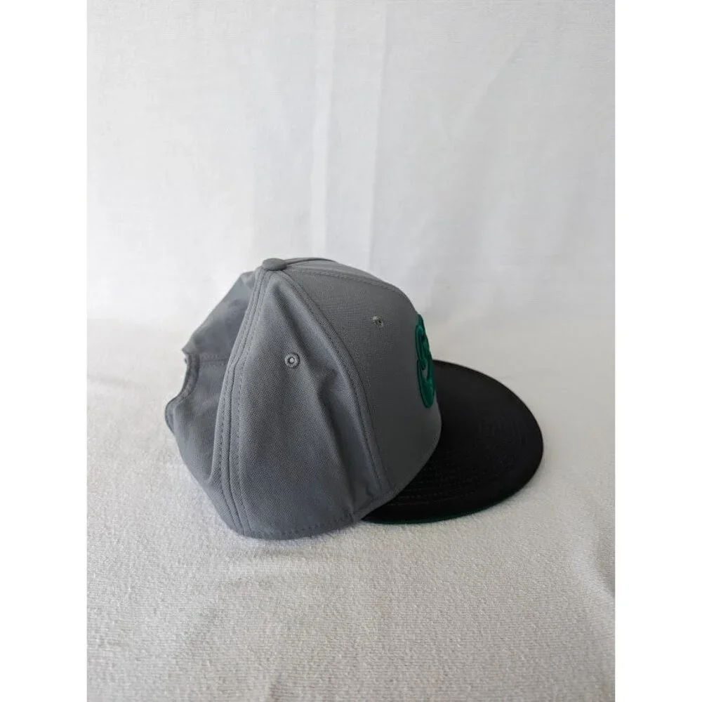 Nike AeroBill Snapback GOLF Hat Dri-Fit 718663 Gray Green Embroidered Adjustable
